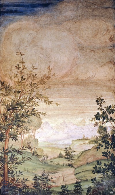 Landscape, Church of San Maurizio, Milan by Bernardino Luini