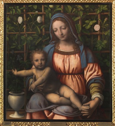 Madonna and Child (Madonna del Roseto) by Bernardino Luini