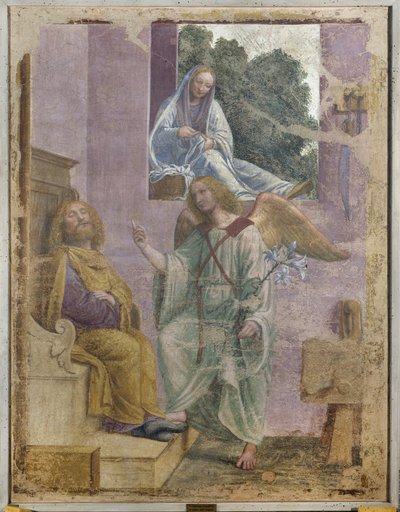 The Dream of St. Joseph by Bernardino Luini