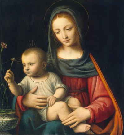 The Madonna of the Carnation by Bernardino Luini