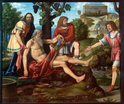 The Scorn of Cam by Bernardino Luini