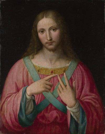 Christ by Bernardino Luini after .