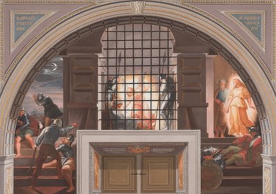 Liberation of Peter by Bernardino Nocchi