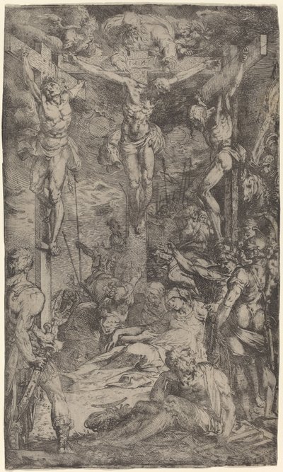 The Crucifixion by Bernardino Poccetti
