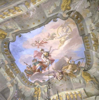 Allegory of Time by Bernardino and Galliari Galliari