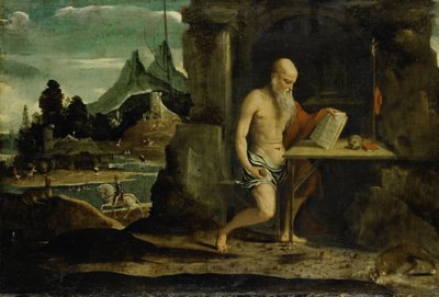 St Jerome by Bernardino da Brescia (attributed to)