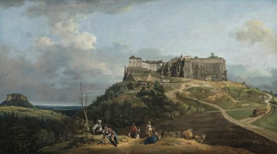 The Fortress of Königstein by Bernardo Bellotto