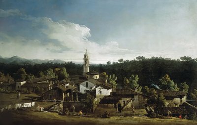 View of Gazzada by Bernardo Bellotto