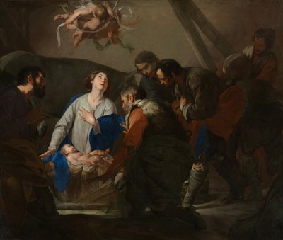 Adoration of the Shepherds by Bernardo Cavallino