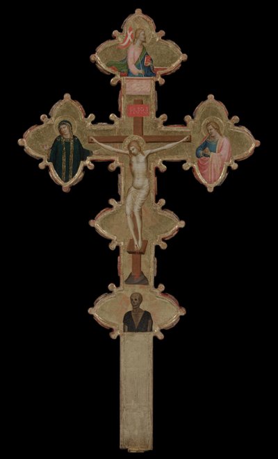 Portable, Double Sided Cross by Bernardo Daddi