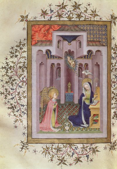 Annunciation by Bernardo Martorell