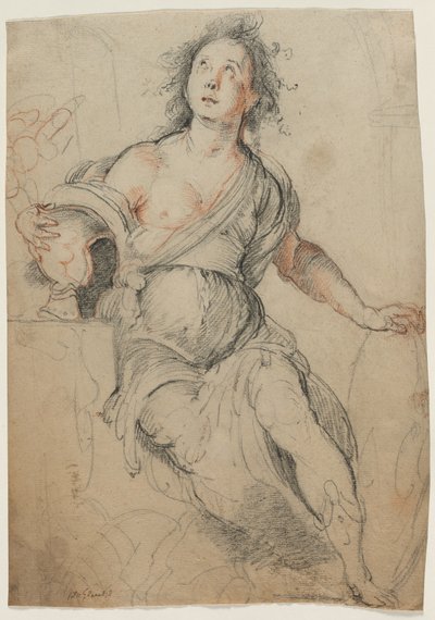 Allegorical Figure, c. 1635 by Bernardo Strozzi