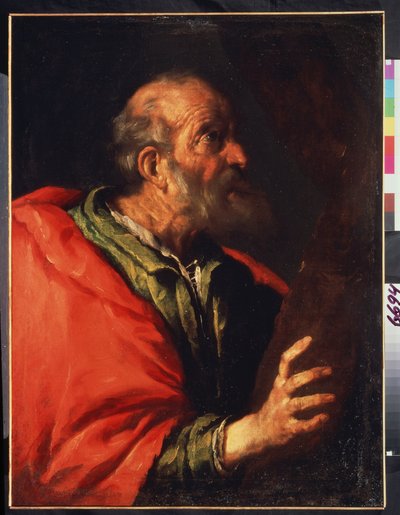 Head of an Old Man, Apostle Peter? by Bernardo Strozzi