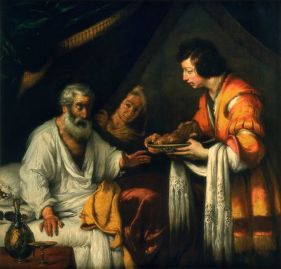 Isaac Blesses Jacob by Bernardo Strozzi