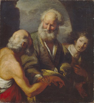 Saint Peter Healing a Paralytic by Bernardo Strozzi