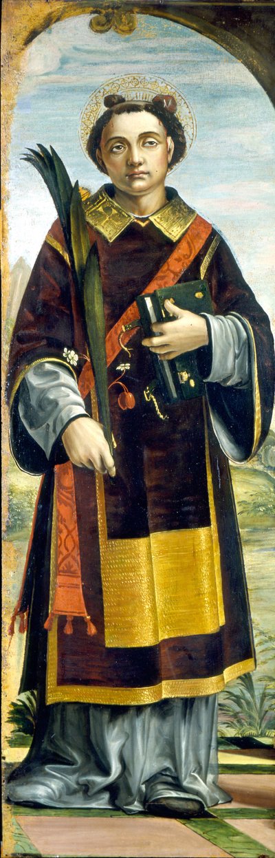 Saint Stephen by Bernadino Zenale