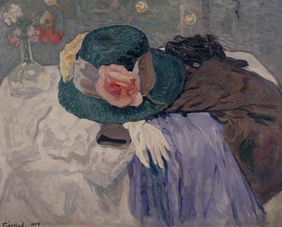 The Green Hat by Bernhard Dorotheus Folkestad