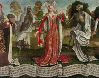 Danse Macabre: Empress (detail) by Bernt Notke