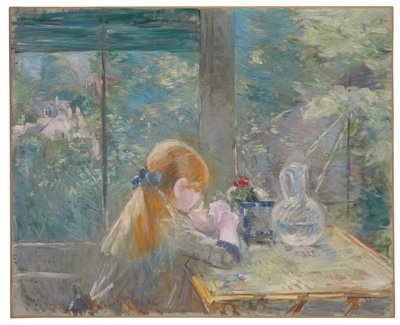 In the Veranda by Berthe Morisot