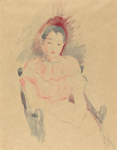 Girl Seated, 1894 by Berthe Morisot