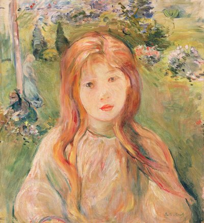Girl at Mesnil, 1892 by Berthe Morisot