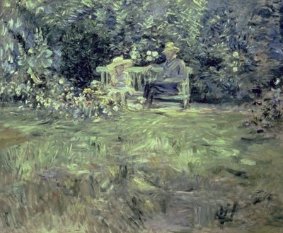 The Lesson in the Garden by Berthe Morisot