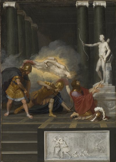 Achilles Wounded by Paris by Bertholet Flemal