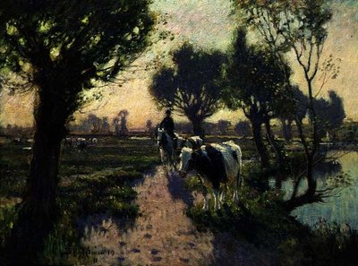 The River Path by Bertram Priestman