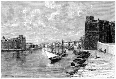 Bizerta, Viewed from the Kasbah, 1890 by Auguste Bertrand