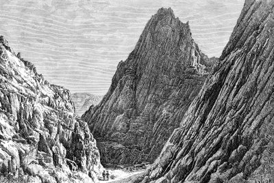 The Lataband Pass, Afghanistan by Auguste Bertrand