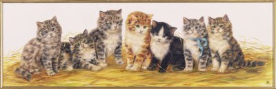 Seven Kittens by Bessie Bamber