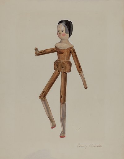 Jointed Dutch Doll by Beverly Chichester