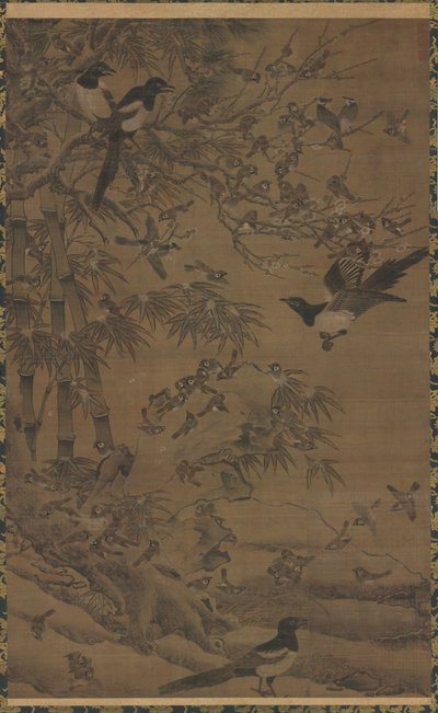 A Hundred Birds and the Three Friends by Bian Wenjin