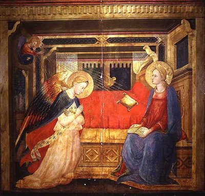 The Annunciation by Bicci di Lorenzo