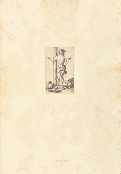 The Man of Sorrows with Outstretched Arms by Bisson Frères