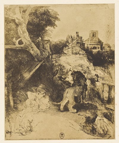 Saint Jerome in the Style of Albrecht Dürer by Bisson Frères