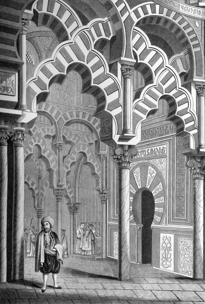 The Mezquita, Córdoba, Spain by Bisson and Cottard