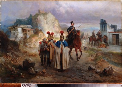The Captive French Men In 1814 by Bogdan Willewalde