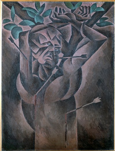 St Sebastian by Bohumil Kubišta