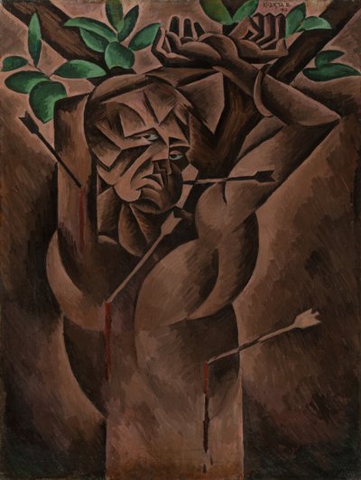 St. Sebastian by Bohumil Kubišta