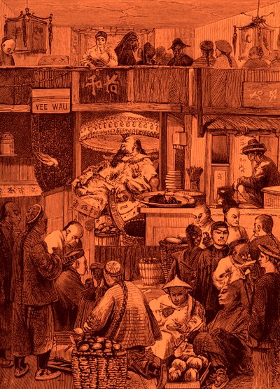 A Chinese joss house by Bohuslav Kroupa