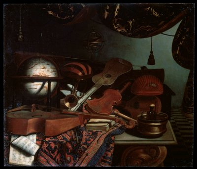 Still Life with Musical Instruments, 1718 by Bonaventura Bettera