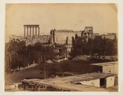 Balbek: View of the Acropolis by Bonfils Studio