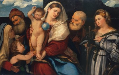Madonna and Child with Saints by Bonifacio de