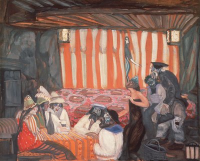 Cabaret II by Boris Dmitrievich Grigoriev