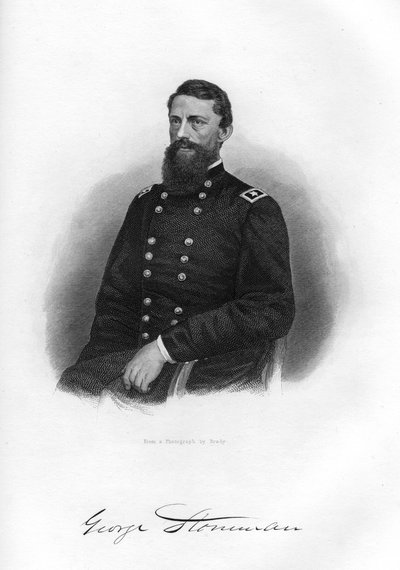 George Stoneman, Union Cavalry General, 1862-1867 by Brady