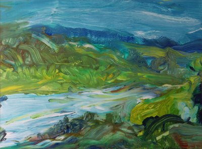 Blue River Landscape II by Brenda Brin Booker