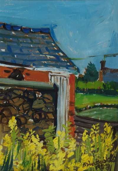 Cabbage flowers in the garden by Brenda Brin Booker