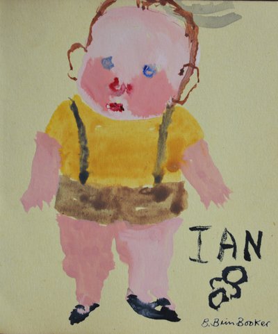 Ian, as a toddler by Brenda Brin Booker