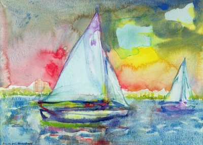 Sailboat Evening by Brenda Brin Booker